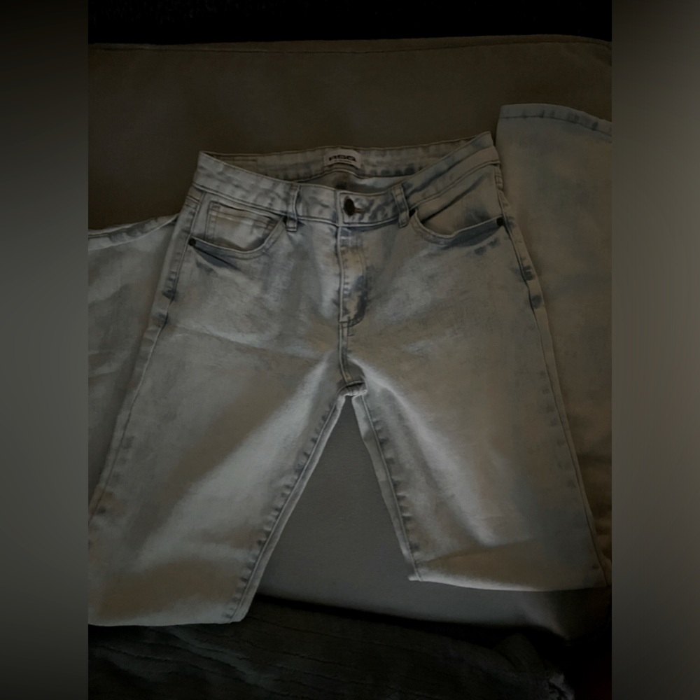 Very light washed flare jeans